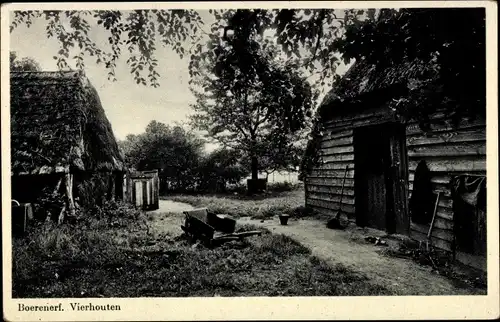 Ak Vierhouten Gelderland, Boerenerf