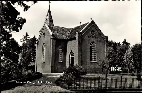 Ak Loenen Veluwe Gelderland Niederlande, N.H. Kerk