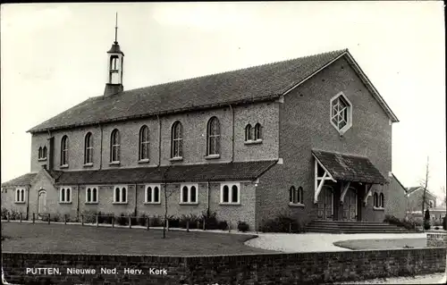 Ak Putten Gelderland, Nieuwe Ned. Herv. Kerk