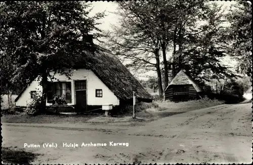 Ak Putten Gelderland, Huisje Arnhemse Karweg