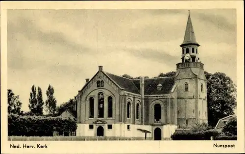 Ak Nunspeet Gelderland, Ned. Herv. Kerk