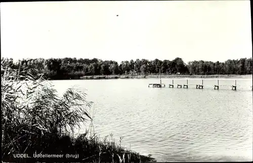 Ak Uddel Gelderland Niederlande, Uddellermeer, brug