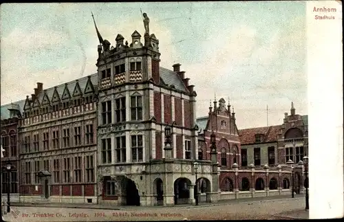 Ak Arnhem Gelderland Niederlande, Stadhuis