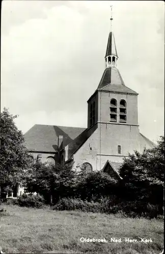 Ak Oldebroek Gelderland, Ned. Herv. Kerk