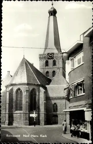 Ak Barneveld Gelderland, Ned. Herv. Kerk