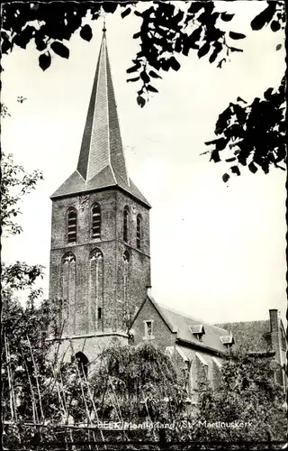 Ak Beek Gelderland Niederlande, St. Martinus Kerk