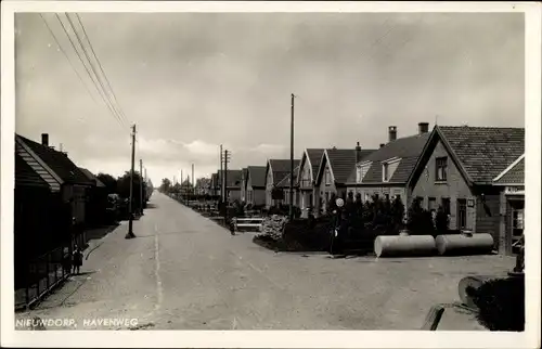 Ak Nieuwdorp Zeeland, Havenweg