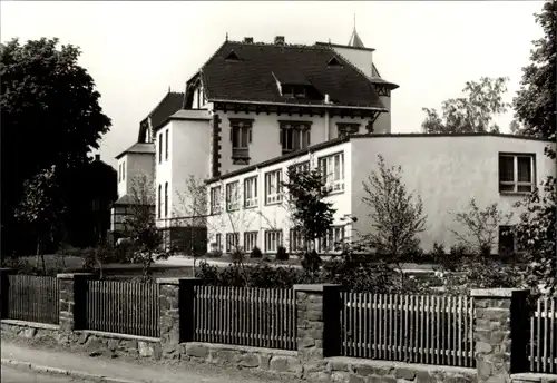 Ak Ronneburg Thüringen, Krankenhaus mit neuem Anbau