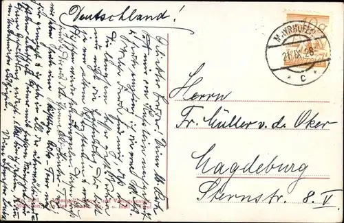 Ak Bad Hintertux Tirol, Panorama vom Ort mit Gletscher Zillertal