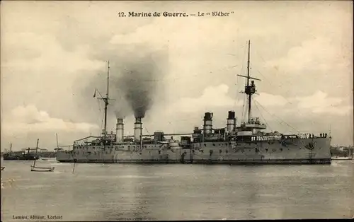 Ak Französisches Kriegsschiff, Marine de Guerre, Le Kleber