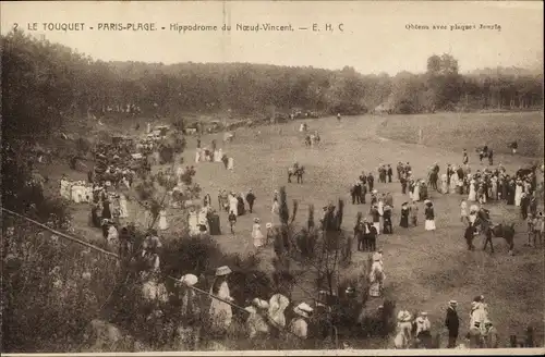 Ak Le Touquet Paris Plage Pas de Calais, Hippodrome du Noeud Vincent