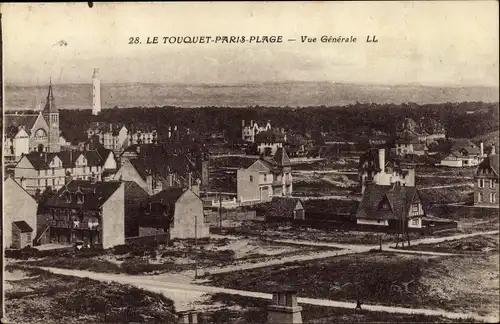 Ak Le Touquet Paris Plage Pas de Calais, Vue générale