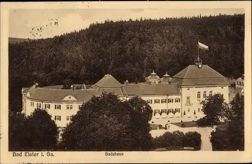 Ak Bad Elster im Vogtland, Badehaus