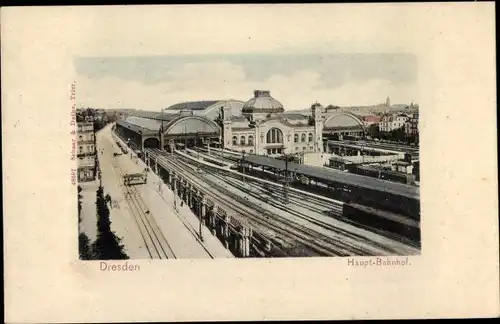 Ak Dresden Altstadt Seevorstadt, Hauptbahnhof