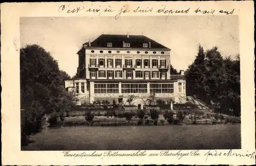 Ak Starnberg am Starnberger See Oberbayern, Exerzitienhaus Rottmannshöhe