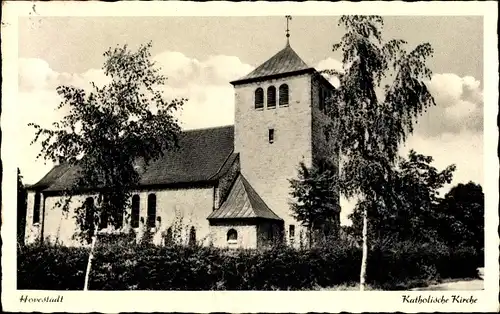 Ak Hovestadt Lippetal in Westfalen, kath. Kirche