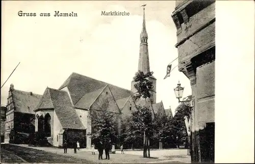 Ak Hameln an der Weser Niedersachsen, Marktkirche