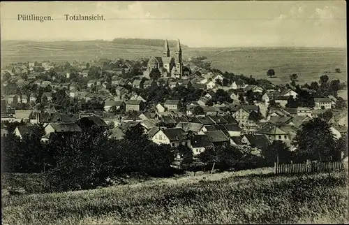 Ak Püttlingen im Saarland, Totalansicht