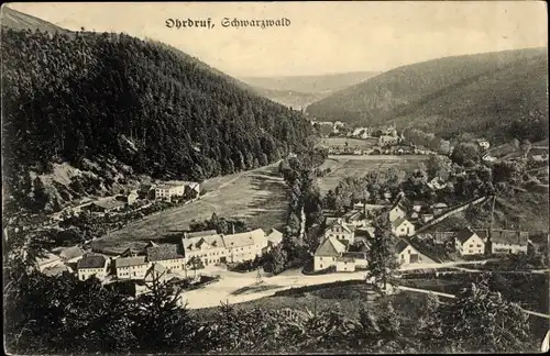 Ak Schwarzwald Ohrdruf in Thüringen, Totale