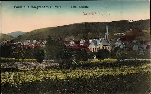 Ak Bad Bergzabern Rheinland Pfalz, Totale