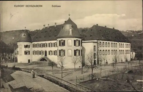 Ak Bad Bergzabern an der Weinstraße Pfalz, Schloss