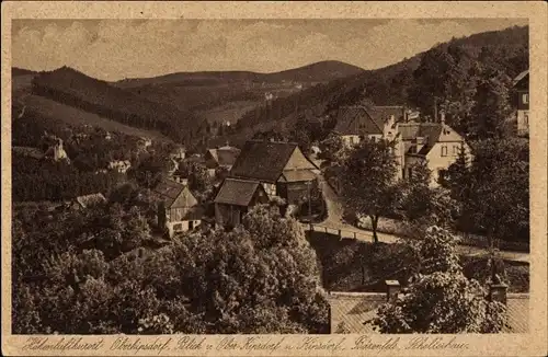 Ak Oberkipsdorf Altenberg im Erzgebirge, Blick nach Kipsdorf, Bärenfels, Schellerhau