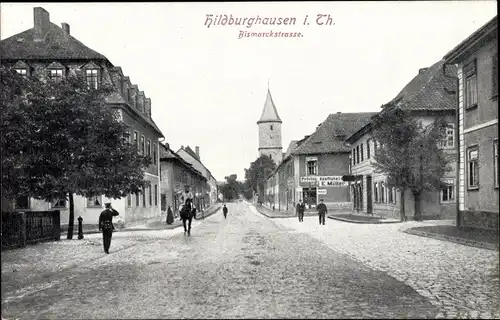 Ak Hildburghausen in Thüringen, Bismarckstraße