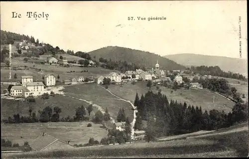 Ak Le Tholy Vosges, Vue generale