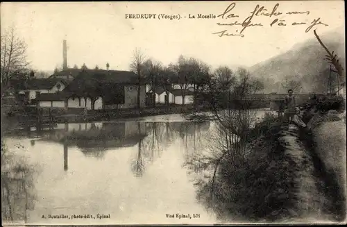 Ak Ferdrupt Lothringen Vosges, La Moselle, Teilansicht