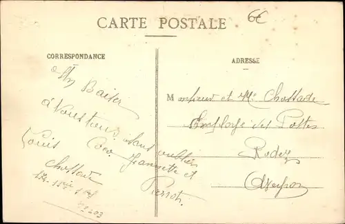 Ak Fraize Vosges, Panorama vers les Aulnes