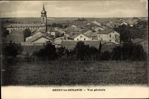Ak Gruey lès Surance Vosges, Vue generale