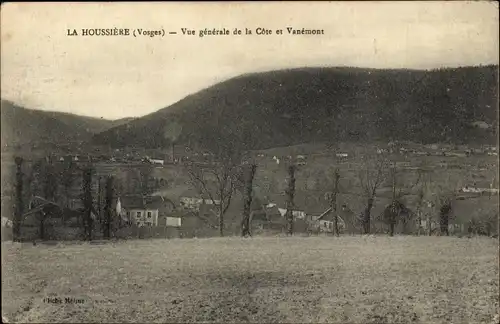 Ak La Houssière Lothringen Vosges, Vue generale de la Cote et Vanémont