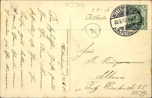 Ak Wittenberge in der Prignitz, Bootshaus Wittenberger Ruder Club
