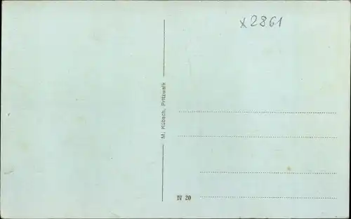 Ak Wendisch Priborn Ganzlin in Mecklenburg, Karl Grabows Gasthof, Konzertgarten