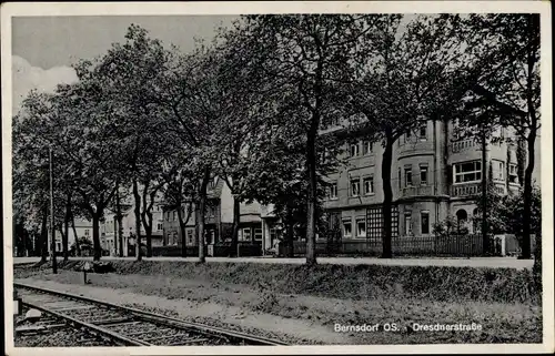 Ak Bernsdorf in der Oberlausitz, Dresdner Straße