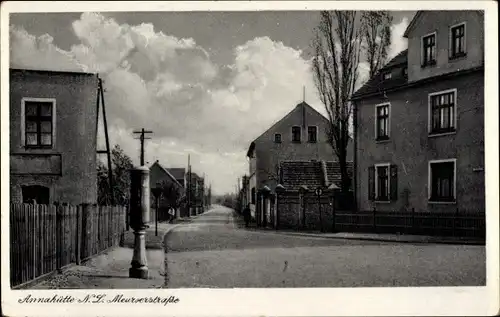 Ak Annahütte Schipkau Niederlausitz, Meuroer Straße