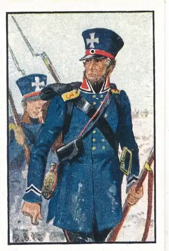 Sammelbild Deutsche Uniformen, Deutsche Freiheitskriege, Nr. 80, Neumärk. Landwehr, Unteroffizier