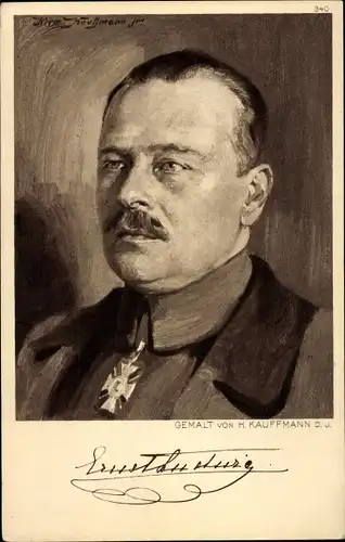 Künstler Ak Kauffmann, H. d. J., Groß­­herzog Ernst Ludwig von Hessen Darmstadt, Portrait