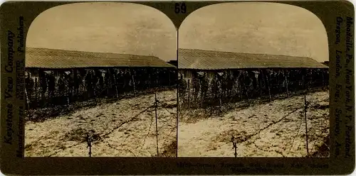 Stereo Foto Chateau Thierry, Deutsche Gefangene, I WK
