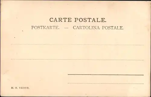 Künstler Ak Wichera, Portrait einer blonden Frau mit Hut