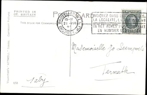 Künstler Ak Attwell, Mabel Lucy, Immer von dir träume ich
