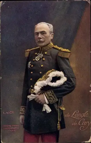 Ak General Fernand de Langle de Cary, Portrait