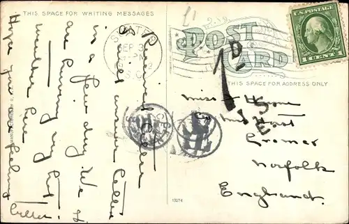 Ak USA, Ländlicher Verkehr im Süden