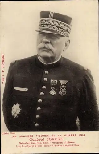 Ak General Joseph Joffre, Porträt