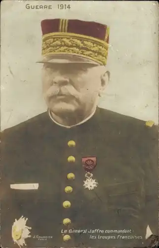 Ak General Joseph Joffre, Portrait