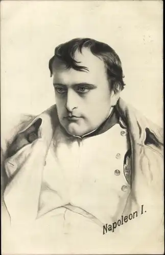 Ak Napoleon I, Portrait