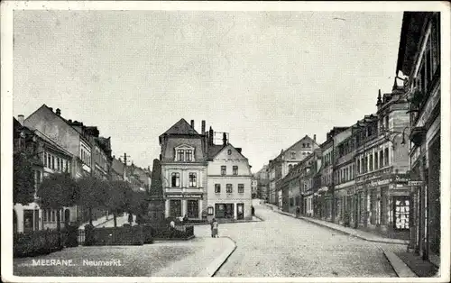 Ak Meerane in Sachsen, Neumarkt