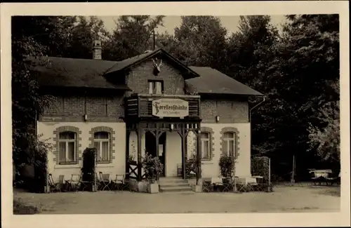 Ak Liegau Augustusbad Radeberg Sachsen, Gasthaus Forellenschänke, Außenansicht