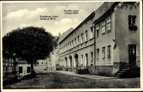 Ak Liegau Augustusbad Radeberg in Sachsen, Seydel-Haus, Dresdner-Haus