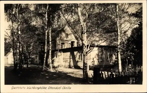 Ak Ottendorf-Okrilla im Kr. Bautzen, Gaststätte Wachberghöhe